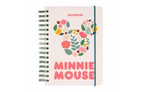 NOTEBOOK LINED COVER A5 BULLET DISNEY MINNIE MOUSE